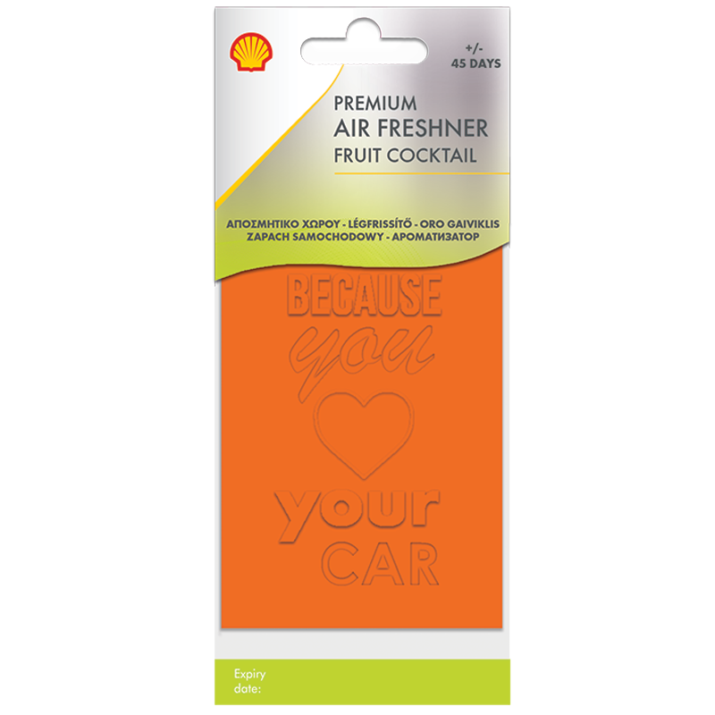 Shell Premium Air Freshener – Fruit Coctail