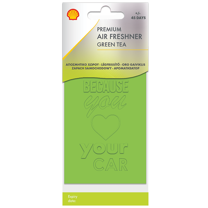 Shell Premium Air Freshener – Green Tea
