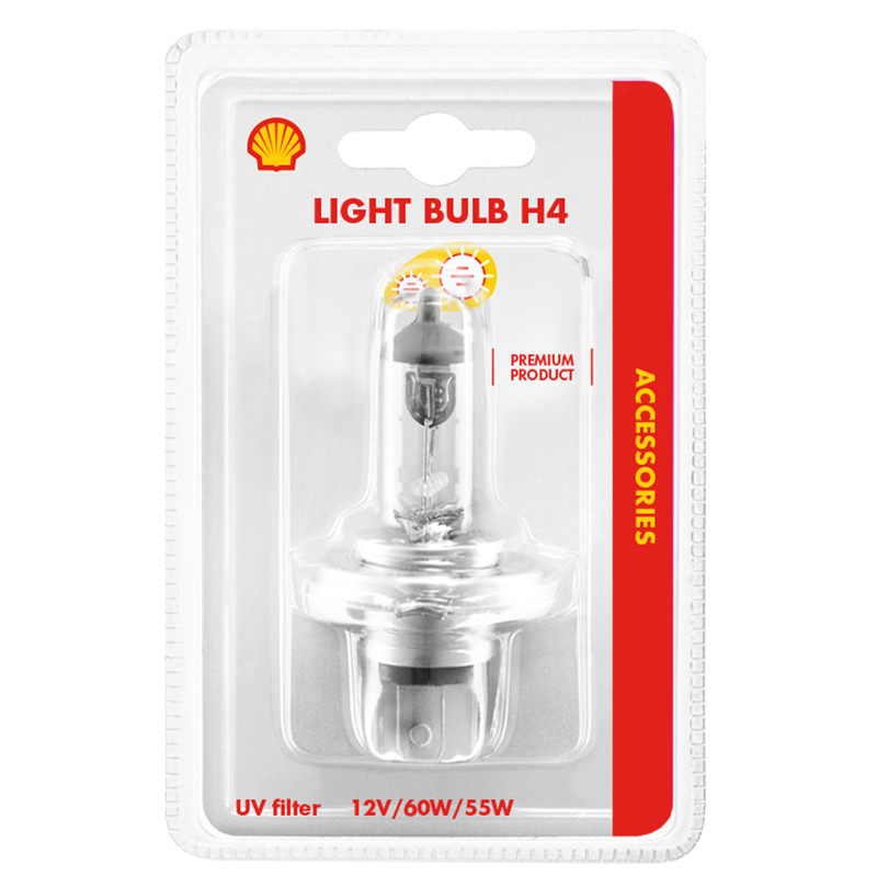 Shell Light Bulb H4